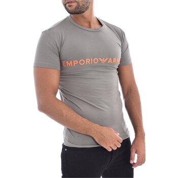 textil Herre T-shirts m. korte ærmer Emporio Armani 111035 2F516 Grå