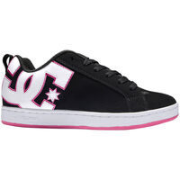 Sko Dame Sneakers DC Shoes Court graffik 300678 BLACK/HOT PINK (BHP) Sort