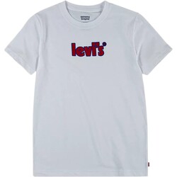 textil Pige T-shirts m. korte ærmer Levi's 195913 Hvid