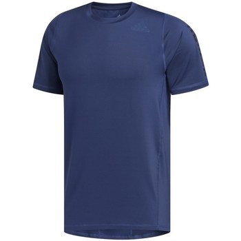 textil Herre T-shirts m. korte ærmer adidas Originals Alphaskin Graphic Marineblå