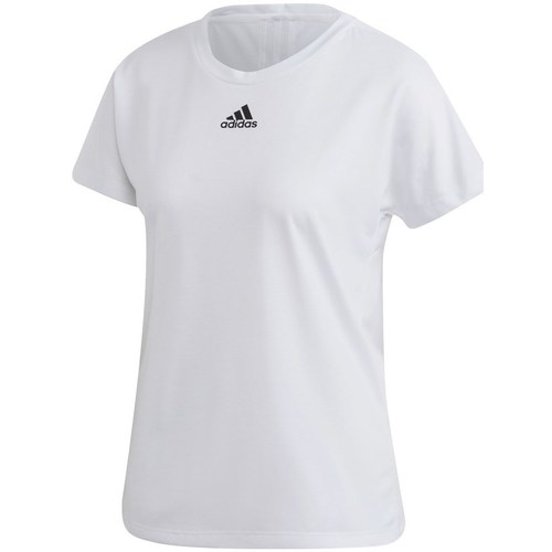 textil Dame T-shirts m. korte ærmer adidas Originals FL1829 Hvid