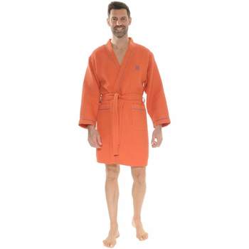 textil Herre Pyjamas / Natskjorte Christian Cane NORIS Orange