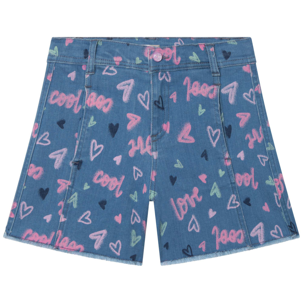 textil Pige Shorts Billieblush U14663-Z13 Blå / Pink