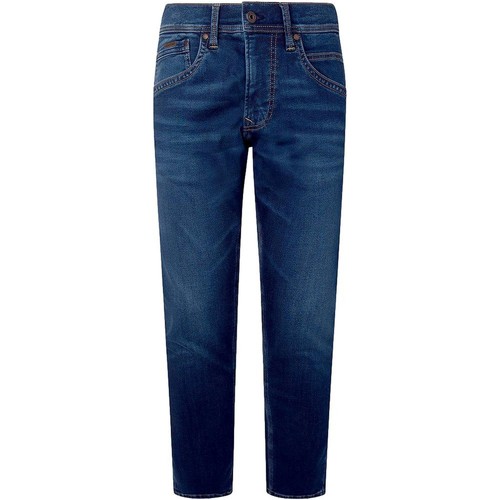 textil Herre Bukser Pepe jeans VAQUERO REGULAR TRACK HOMBRE   PM206328 Blå