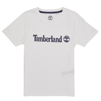 textil Dreng T-shirts m. korte ærmer Timberland T25T77 Hvid