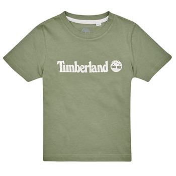 textil Dreng T-shirts m. korte ærmer Timberland T25T77 Kaki