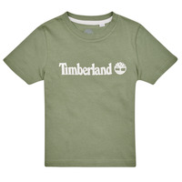 textil Dreng T-shirts m. korte ærmer Timberland T25T77 Kaki