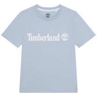 textil Dreng T-shirts m. korte ærmer Timberland T25T77 Blå / Lys