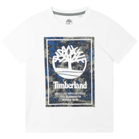 textil Dreng T-shirts m. korte ærmer Timberland T25T79-10P Hvid