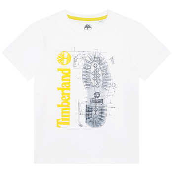 textil Dreng T-shirts m. korte ærmer Timberland T25T82 Hvid