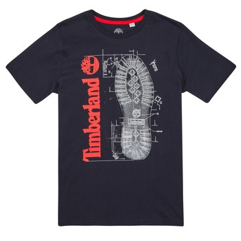 textil Dreng T-shirts m. korte ærmer Timberland T25T82 Sort