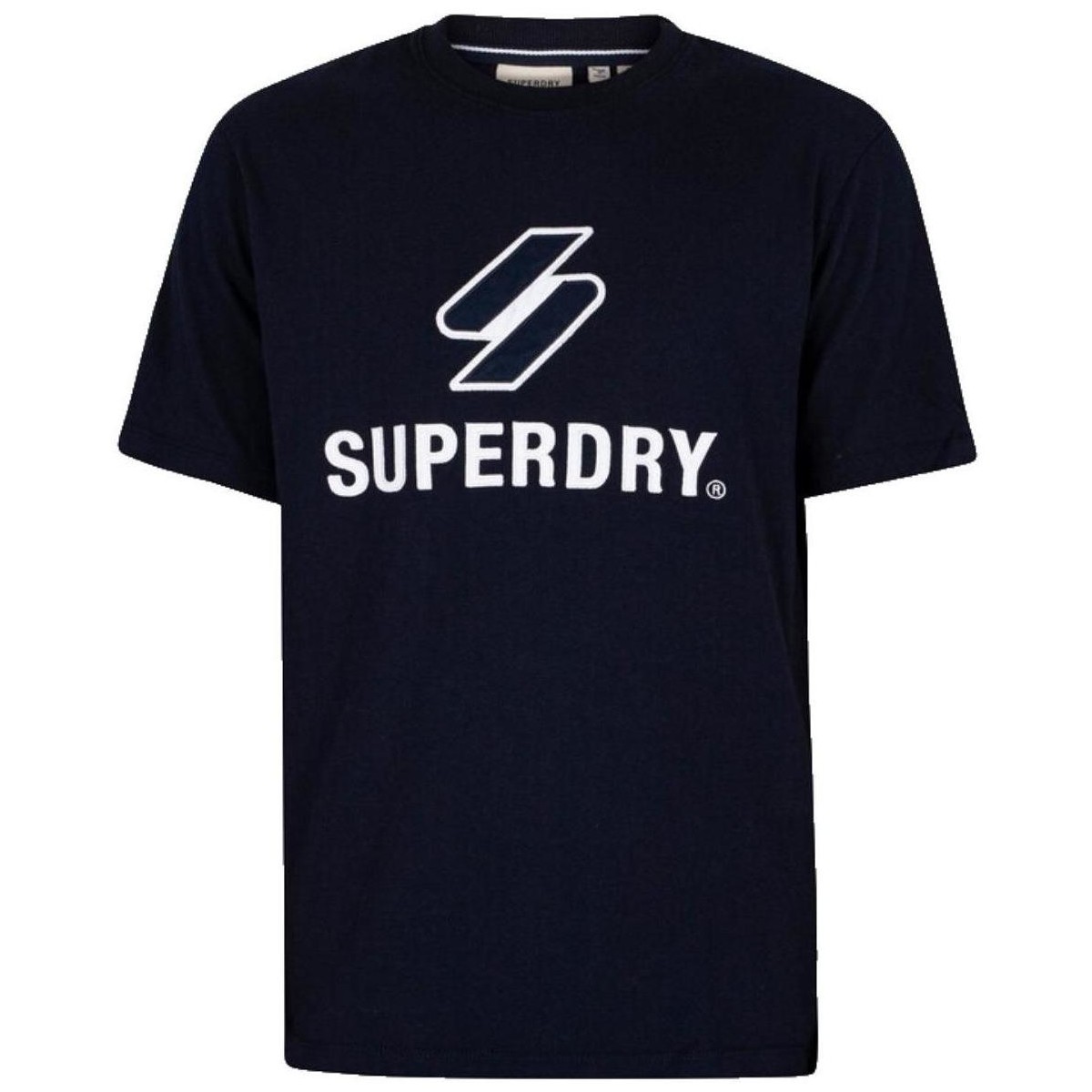 textil Herre T-shirts m. korte ærmer Superdry  Blå