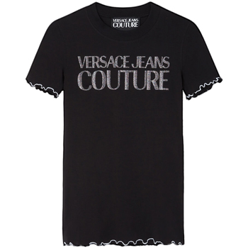 textil Dame T-shirts & poloer Versace  Sort