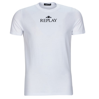 textil Herre T-shirts m. korte ærmer Replay M6473 Hvid