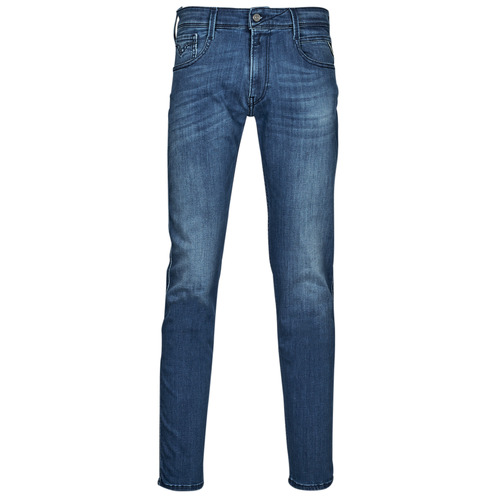 textil Herre Smalle jeans Replay ANBASS Grå / Mørk