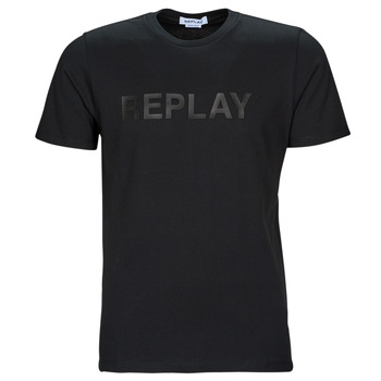 textil Herre T-shirts m. korte ærmer Replay M6462 Sort