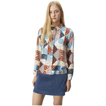 textil Dame Toppe / Bluser Compania Fantastica COMPAÑIA FANTÁSTICA Shirt 41006 - Patchwork Flerfarvet
