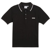textil Dreng Polo-t-shirts m. korte ærmer BOSS J25P26-09B-J Sort