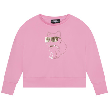 textil Pige Sweatshirts Karl Lagerfeld Z15425-465-J Pink