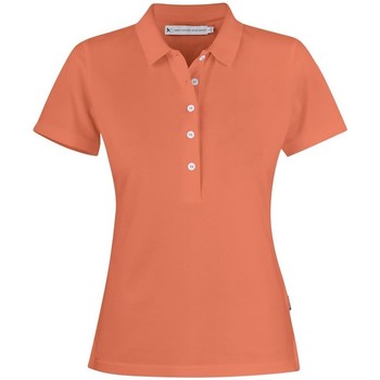 textil Dame Polo-t-shirts m. lange ærmer James Harvest  Orange