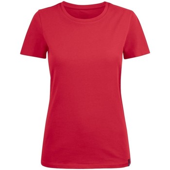 textil Dame Langærmede T-shirts Harvest  Rød