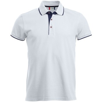 textil Herre Polo-t-shirts m. korte ærmer C-Clique  Hvid
