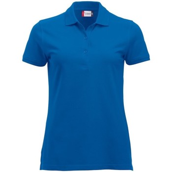textil Dame Polo-t-shirts m. lange ærmer C-Clique  Blå