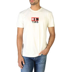 textil Herre T-shirts m. korte ærmer Diesel - t-diegos-b10_0gram Hvid