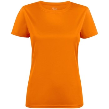 textil Dame Langærmede T-shirts Printer Red  Orange