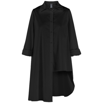 textil Dame Toppe / Bluser Wendy Trendy Shirt 220511 - Black Sort