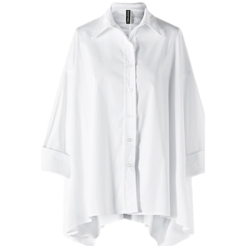 textil Dame Toppe / Bluser Wendy Trendy Shirt 110236 - White Hvid
