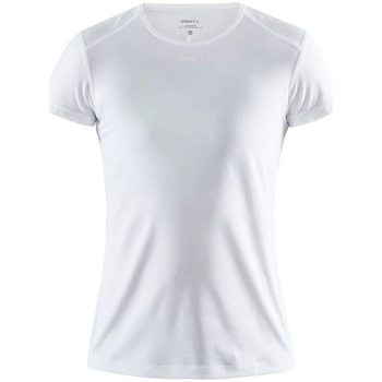 textil Dame T-shirts m. korte ærmer Craft  Hvid