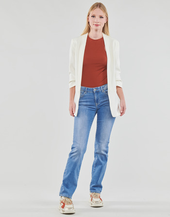 textil Dame Lige jeans Only ONLALICIA REG STRT DNM DOT568 Blå / Medium