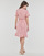textil Dame Korte kjoler Only ONLOLIVIA S/S WRAP DRESS Pink