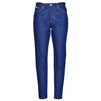 textil Dame Mom fit jeans Calvin Klein Jeans MOM JEAN Blå