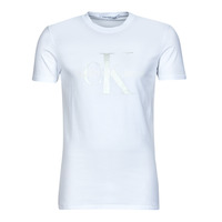 textil Herre T-shirts m. korte ærmer Calvin Klein Jeans MONOLOGO TEE Blå