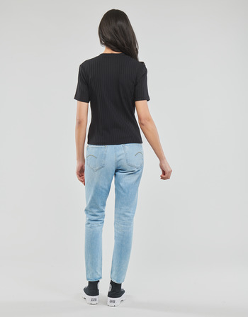 Calvin Klein Jeans RIB SHORT SLEEVE TEE Sort