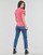 textil Dame T-shirts m. korte ærmer Calvin Klein Jeans 2-PACK MONOGRAM SLIM TEE X2 Hvid / Pink