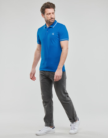 Calvin Klein Jeans TIPPING SLIM POLO Blå