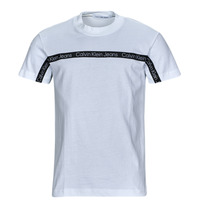 textil Herre T-shirts m. korte ærmer Calvin Klein Jeans LOGO TAPE TEE Hvid