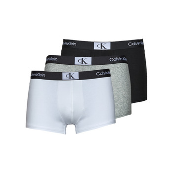 Undertøj Herre Trunks Calvin Klein Jeans TRUNK 3PK X3 Sort / Hvid / Grå