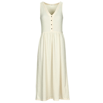 textil Dame Lange kjoler Deeluxe ARIA RO W m+ Hvid