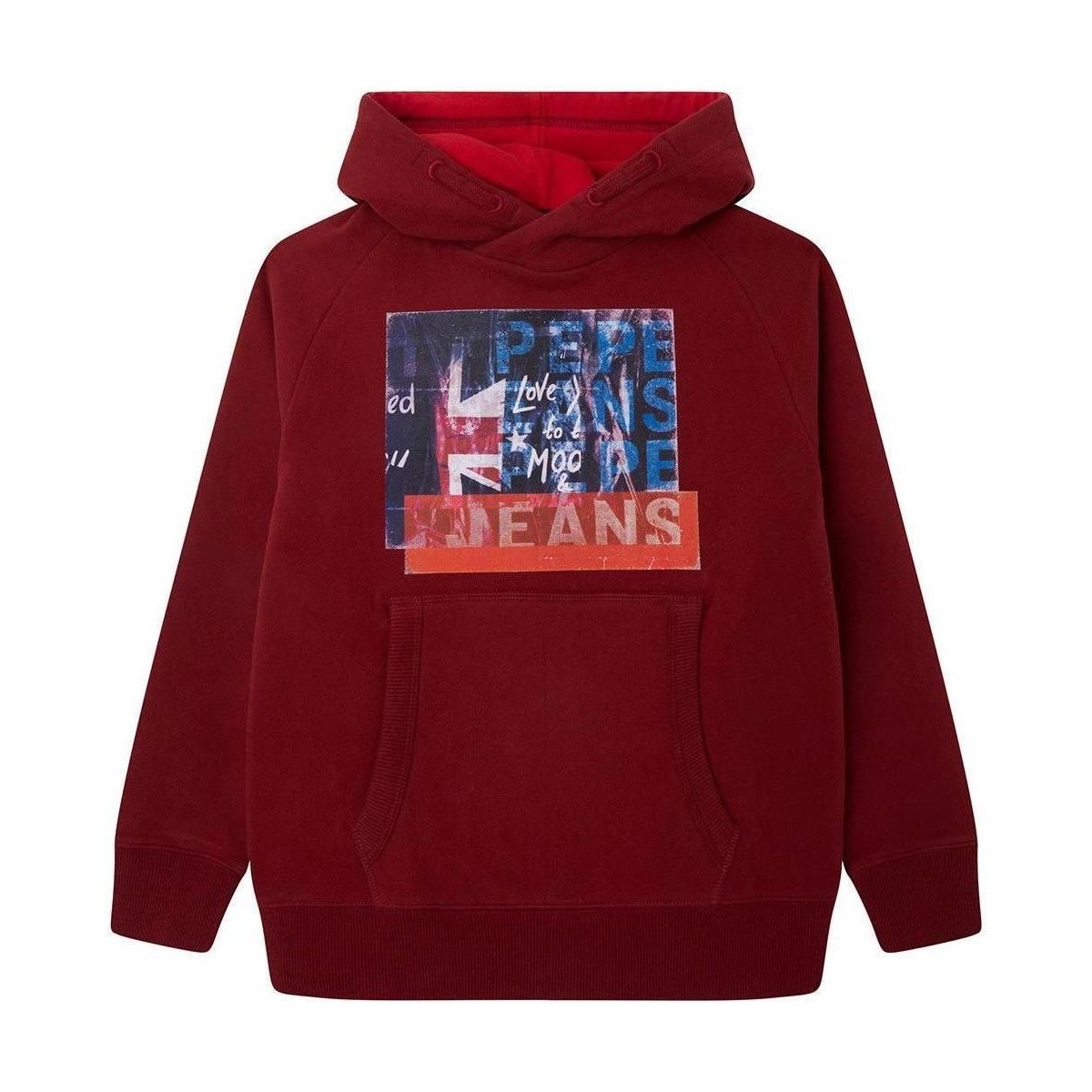 textil Dreng Sweatshirts Pepe jeans  Rød