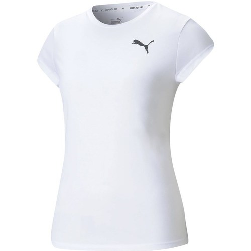 textil Dame T-shirts m. korte ærmer Puma Active Tee Hvid