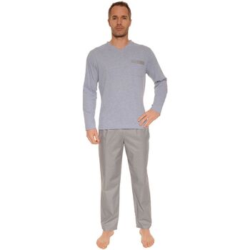 textil Herre Pyjamas / Natskjorte Pilus CARL Blå