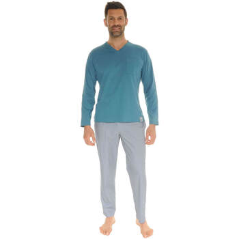textil Herre Pyjamas / Natskjorte Pilus LUBIN Grøn