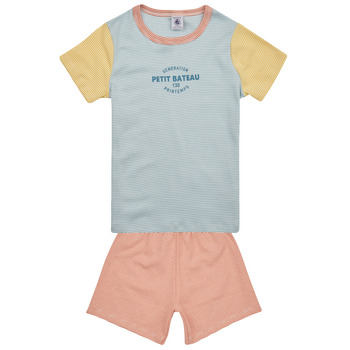 textil Børn Pyjamas / Natskjorte Petit Bateau FRILOU Flerfarvet