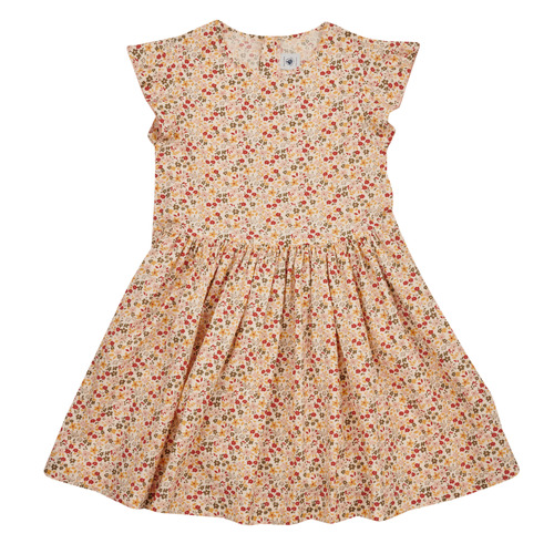 textil Pige Korte kjoler Petit Bateau FLEURS Flerfarvet