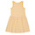 textil Pige Korte kjoler Petit Bateau FLAVY Hvid / Gul