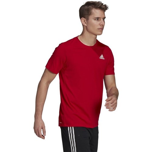 textil Herre T-shirts m. korte ærmer adidas Originals Aeroready Rød